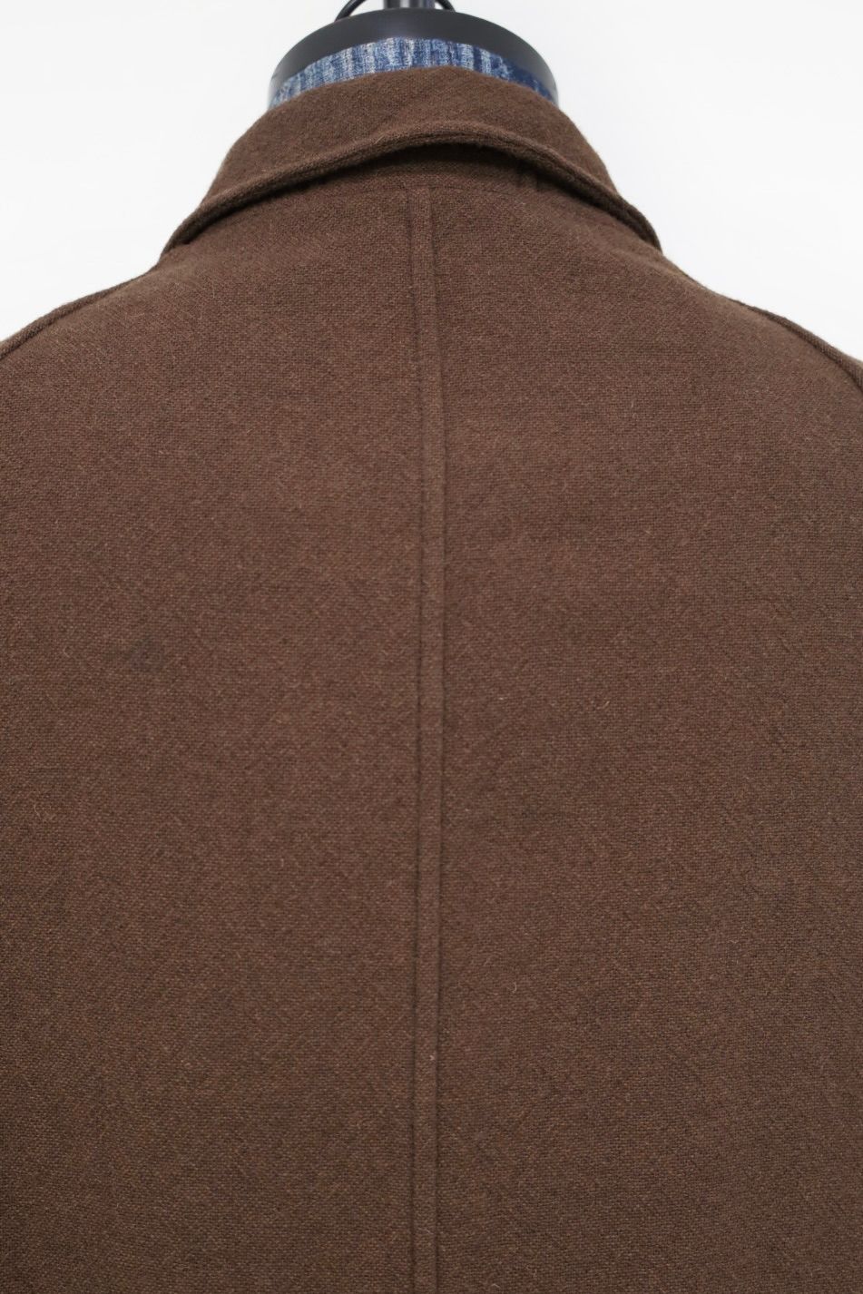 blurhms ブラームス Classic Wool Balmacaan Coat(BHS25F009)Brown☆新作発売！