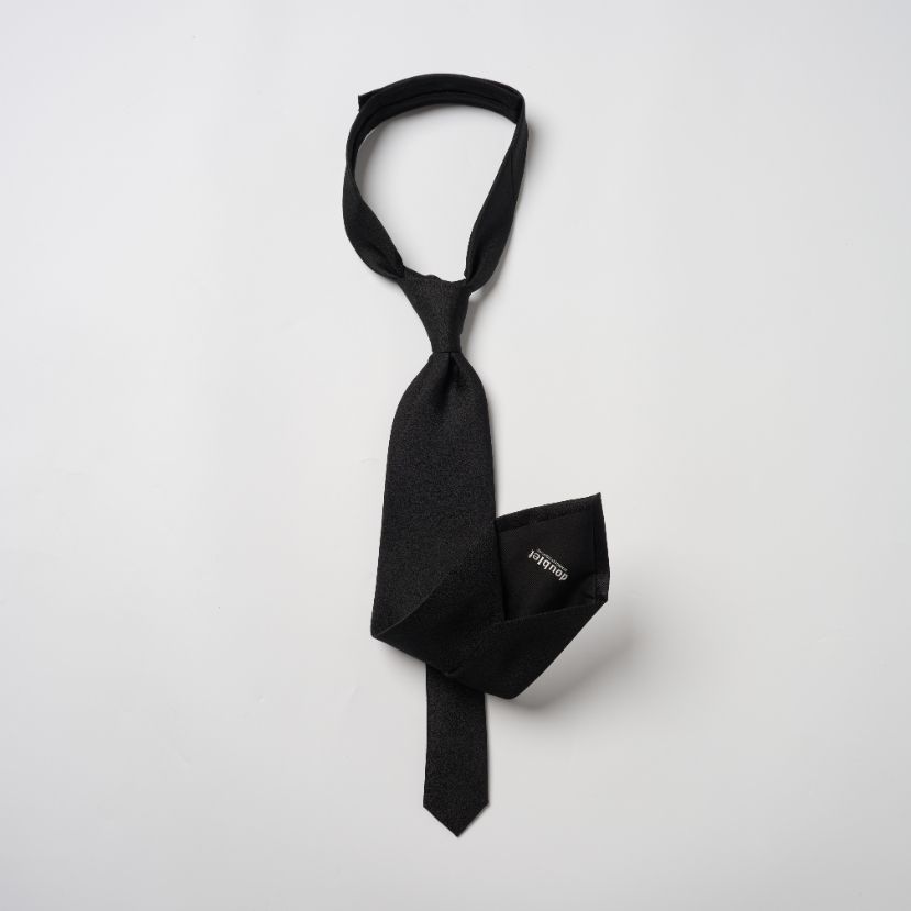 doublet ダブレット26AW TSHAPE MEMORY SHIJIRA TIE (26AW37BL269)BLACK☆8月15日(土)発売！