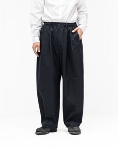 コムデギャルソンオム26SS 綿ツイル微起毛イージーパンツ(HQ-P006-051)BLACK☆2月6日(金)発売！