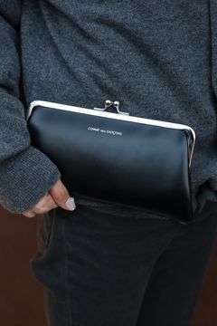 コムデギャルソン がま口財布 KISS CLASP LARGE (8Z-C073-051)Black★7月10日発売！