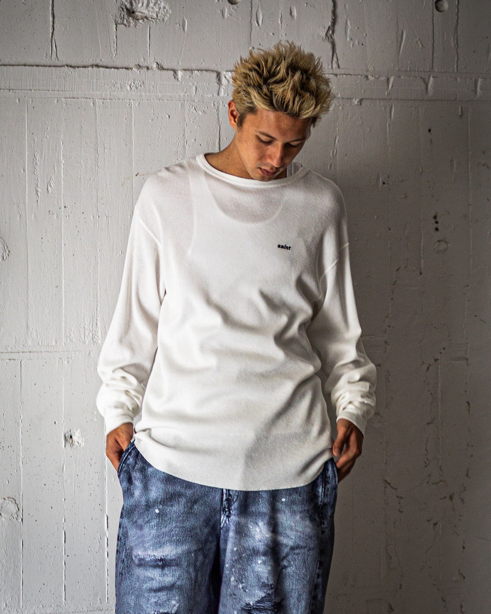 完売前に【SAINT Mxxxxxx】LS THARMAL TEE SAINT Mxxxxxx]LS THARMAL TEE/WHITE(SM-HR8-0000-038) – R&Co.
