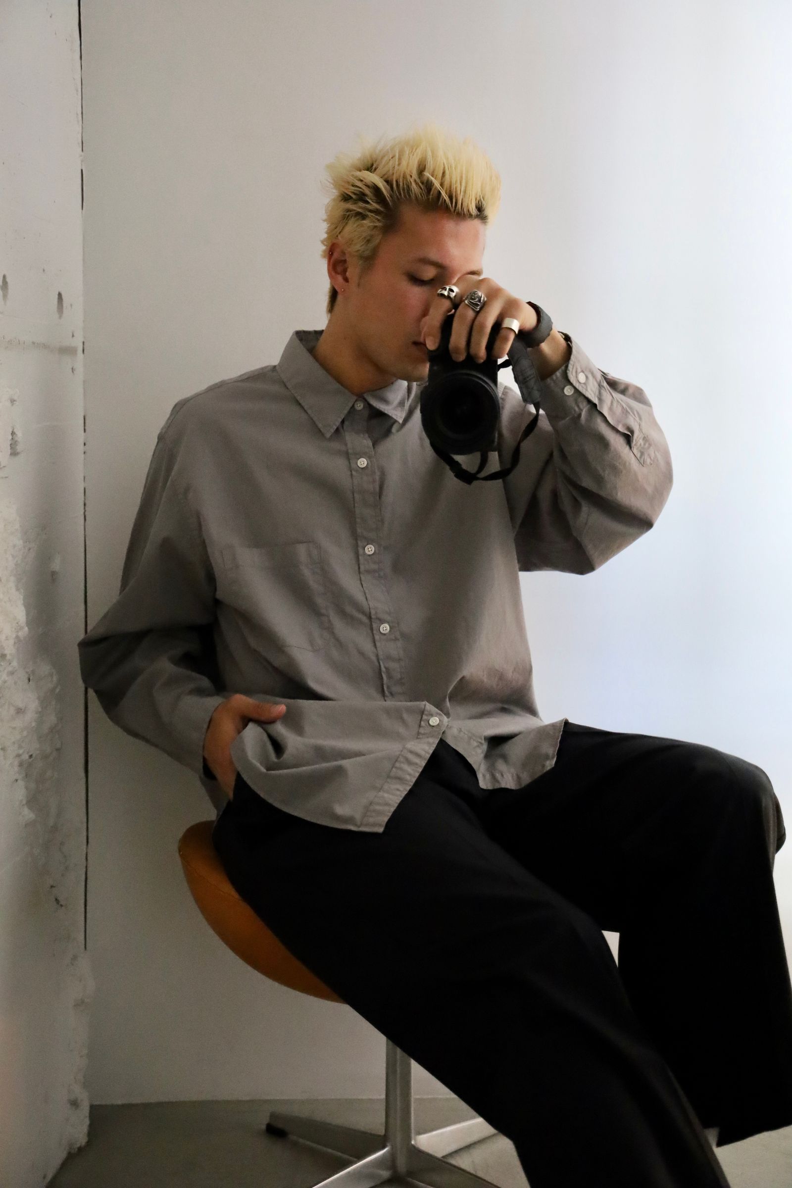 ANOTHER OFFICE BOLD GARMENT SHIRT ミックススタイル