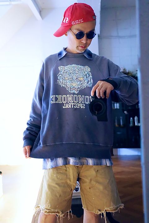 mononoke・made モノノケ・メイド CREW NECK SWEAT_虎スタイル