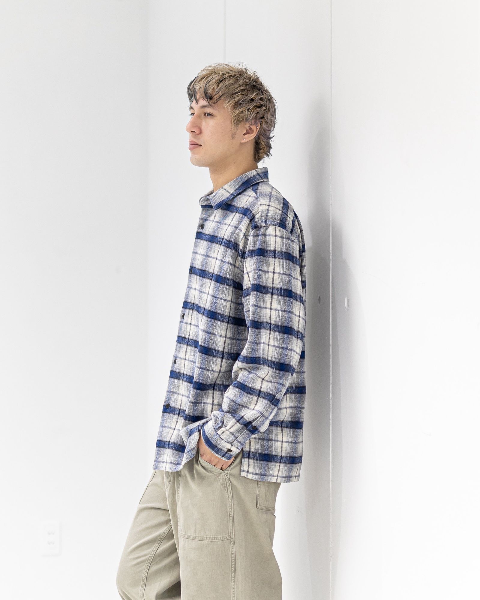 A.PRESSE 新作 Vintage Cotton Silk Nep Twill Check Shirts1月24日(土)新作発売！