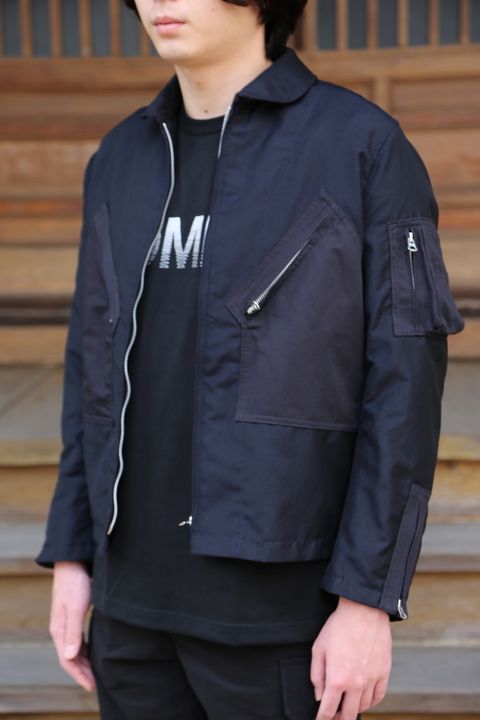 JUNYA WATANABE CDG MAN ウールラミートロ×ウールトロ×綿リネンカルゼブルゾン style.2021.3.7