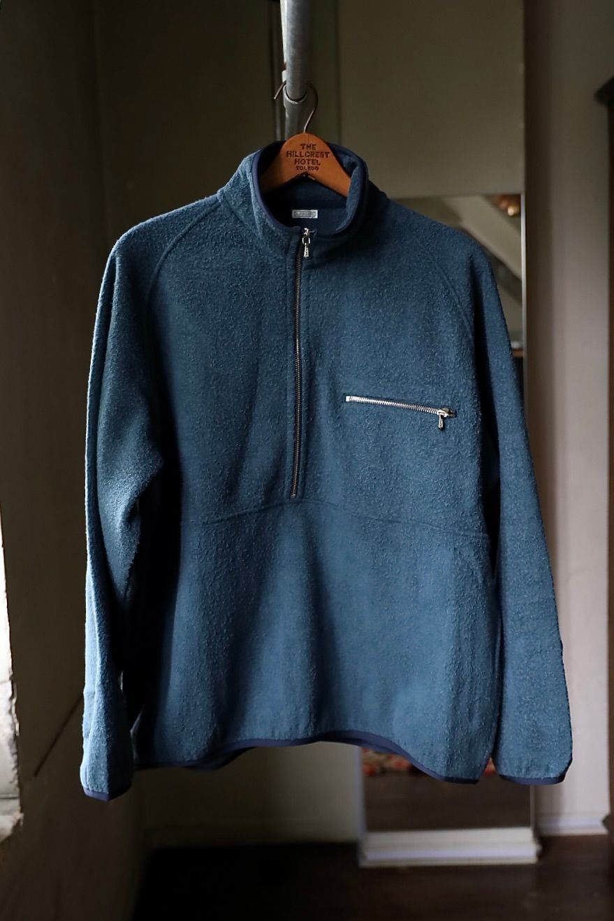 アプレッセ 2026 STYLE2 Vintage Silk Fleece Harf ZIP Jacket(26AAP-01-29)BLUE☆10月17日(土)新作発売！