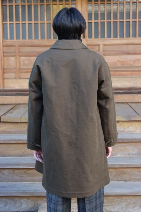 A.PRESSE  Motorcycle Half Coat"OLIVE"style