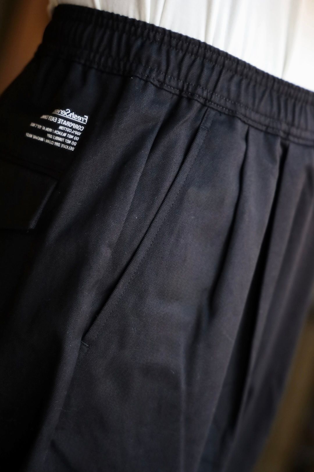 フレッシュサービス CORPORATE EASY CHINO PANTS(FSC253-40093B)BLACK☆8月2日(土)発売！