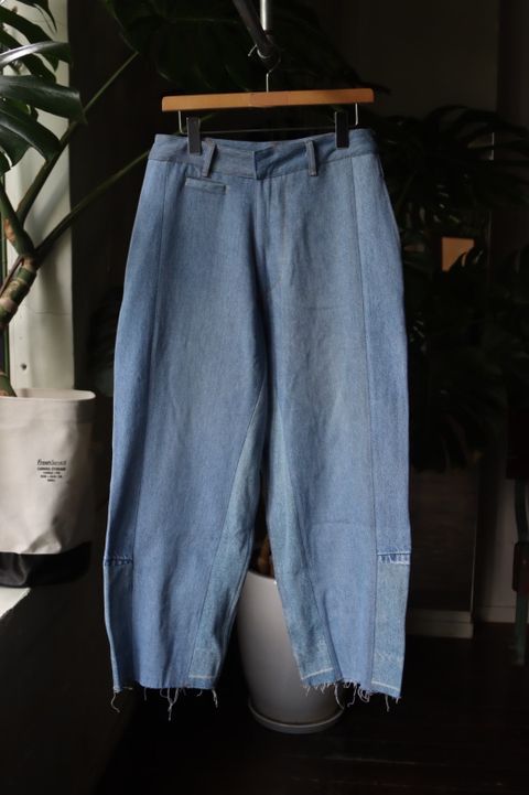 シーオール22AW RECONSTRUTED SUPER BUGGY SLACKS DENIM(SAU21 DE602)NORMAL SIZE：2-A