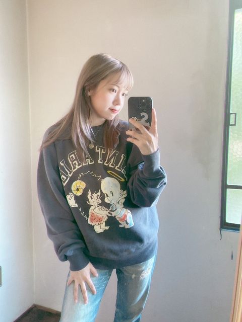 ©SAINT M××××××23AW CREW NECK SWEAT_SAINT ARIES"BLACK"スタイル