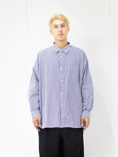 フレッシュサービス 26AW CORPORATE UNIFORM L/S SHIRT(FSC263-50016B)BLUE STRIPE☆8月8日(土)発売！
