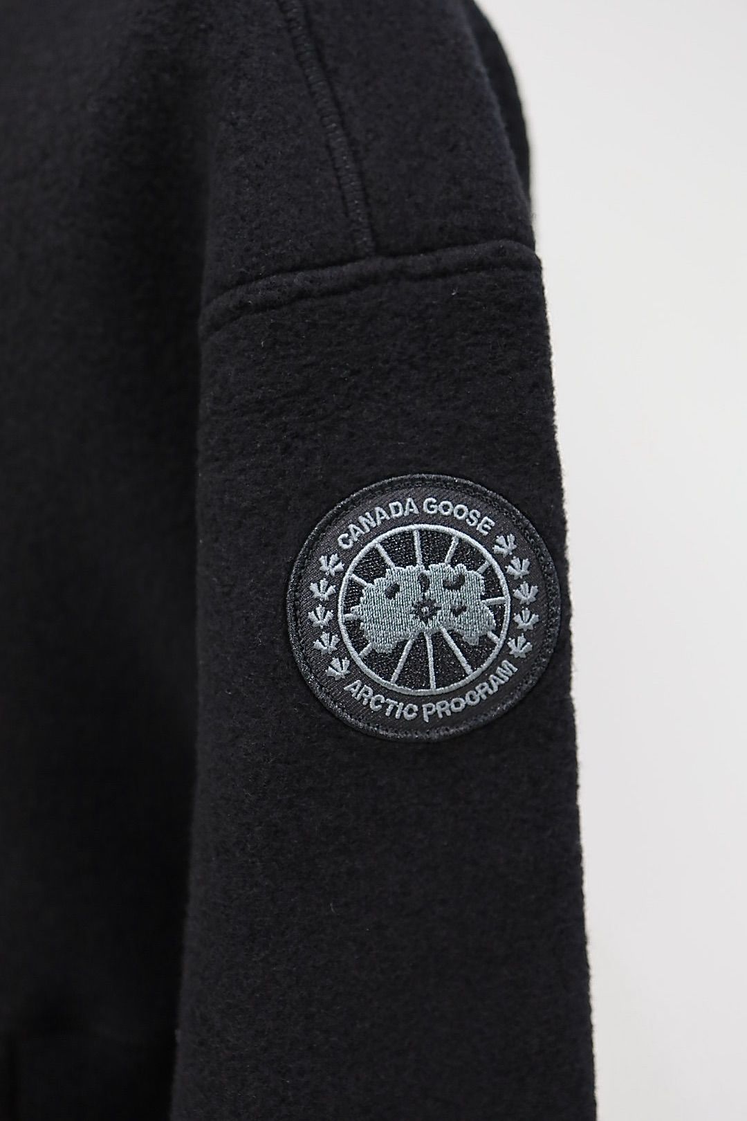 カナダグース Hudson Fleece Bomber Black Label(7221MB)Black☆新作発売！