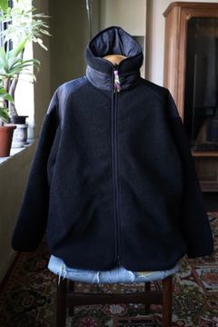 イズネス 25AW REVERSIBLE FLEECE DOWN JACKET is-ness×TAION (25AW_34_1007AWDOWNJK01)BLACK☆新作発売！