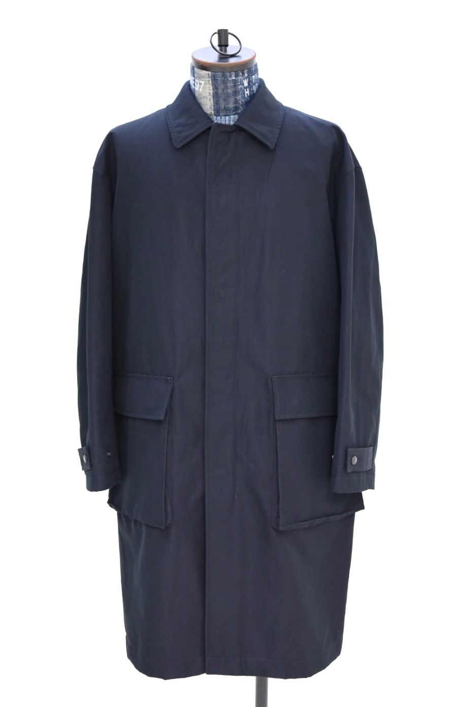 コムデギャルソンオム26SS 綿麻強撚サージコート(HQ-C001-051)NAVY☆2月6日(金)発売！