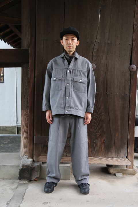 Graphpaper Colorfast Denim Blouson&Colorfast Denim Two Tuck Pants 
