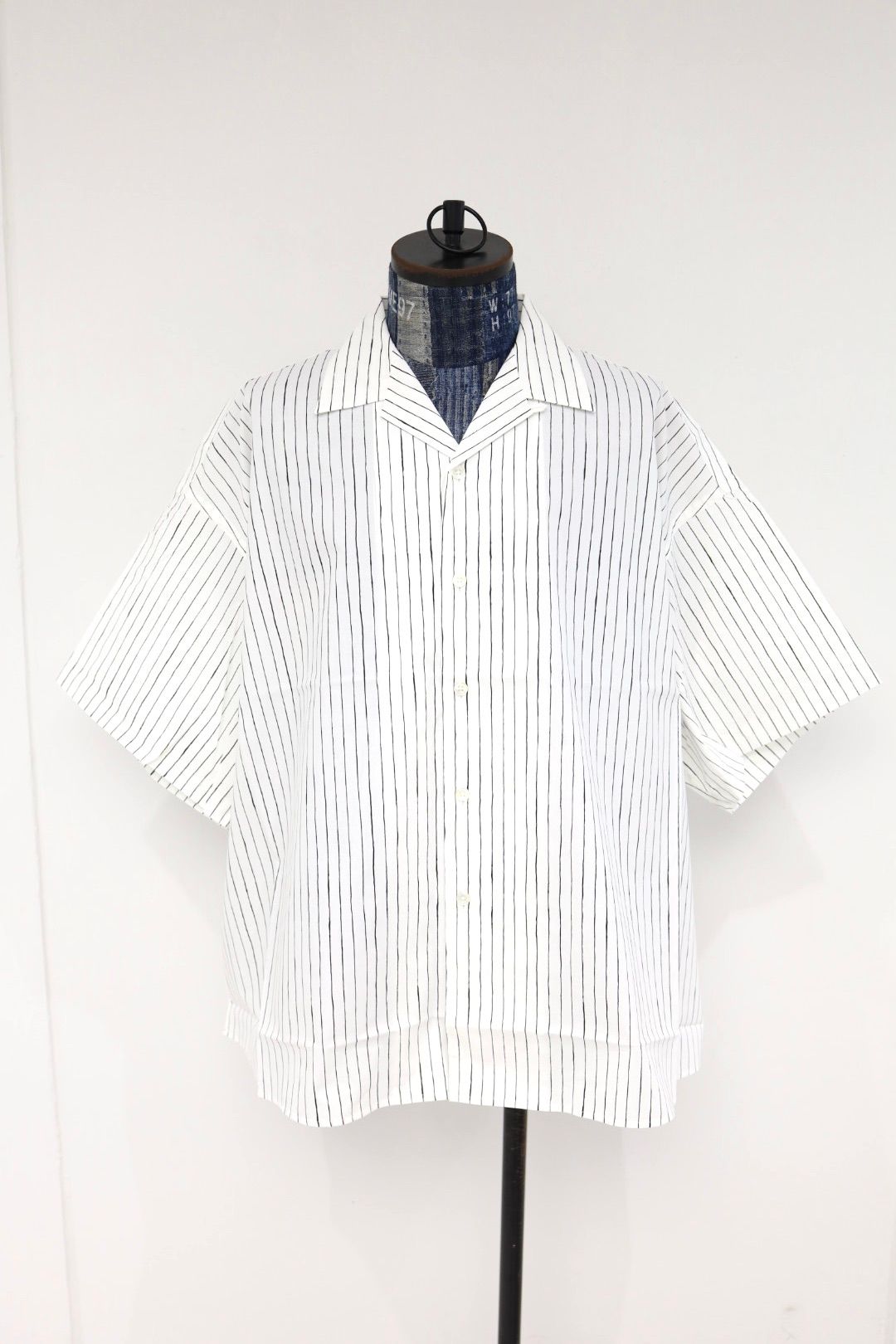 S.F.C 26SS エスエフシー COTTON STRIPE OPEN COLLAR SS SHIRT(SFCSS26S07)White☆5月9日(土)発売！