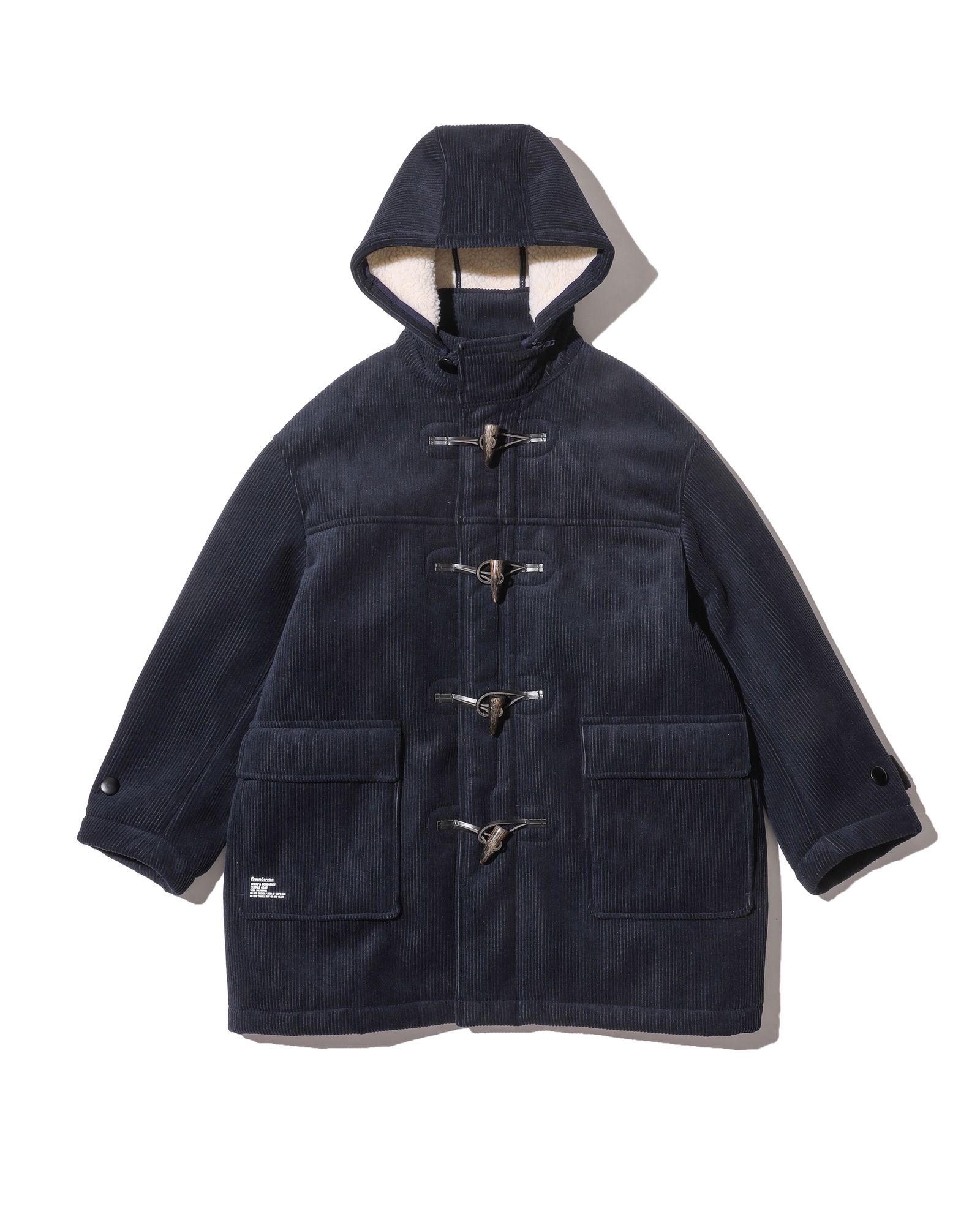 フレッシュサービス SHERPA CORDUROY DUFFLE COAT(FSC254-10064)NAVY☆11月22日(土)発売！