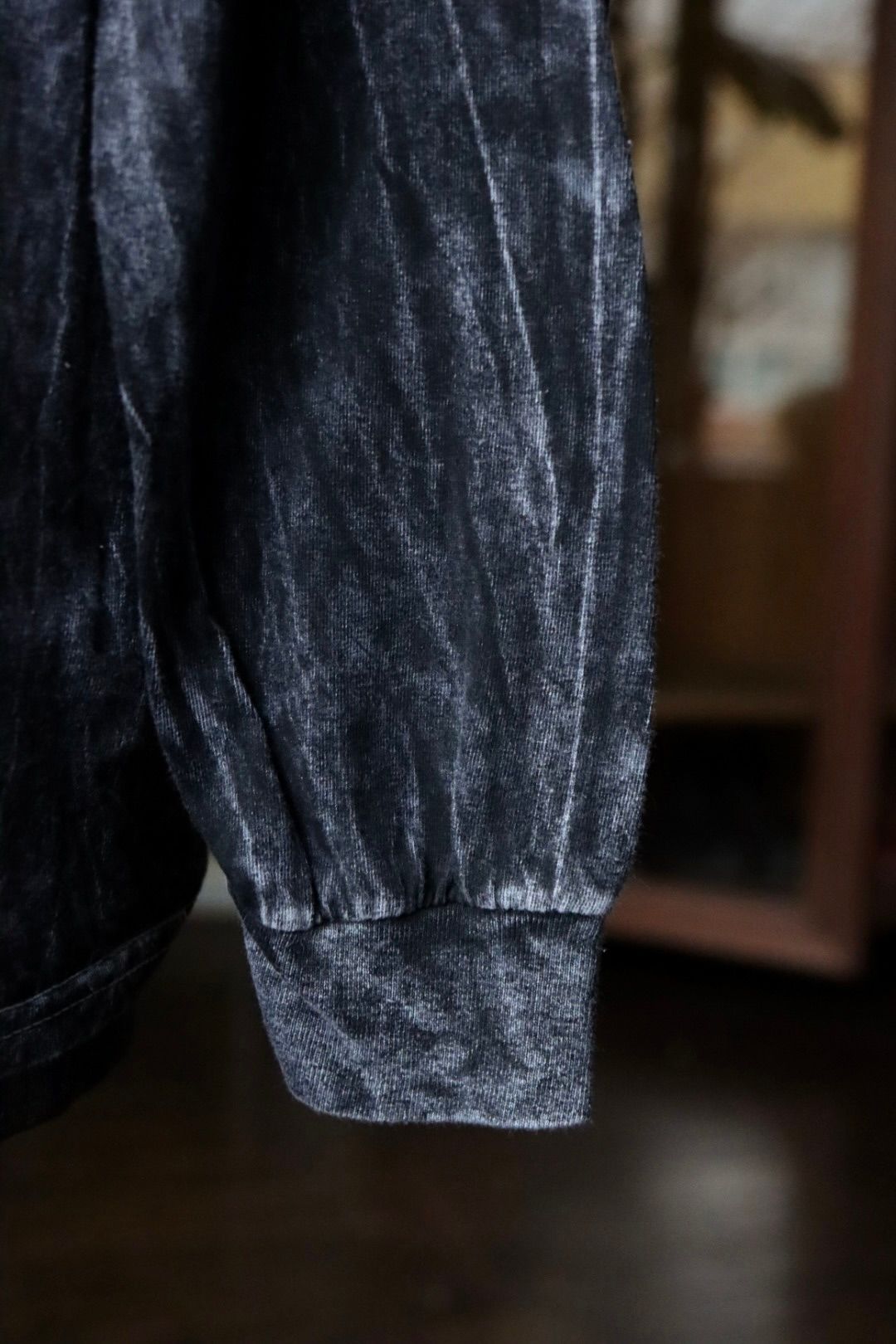 セダンオールパーパス SS24 Oval Logo Mineral Wash L/S Tee(SD24S-CT04)Asphalt