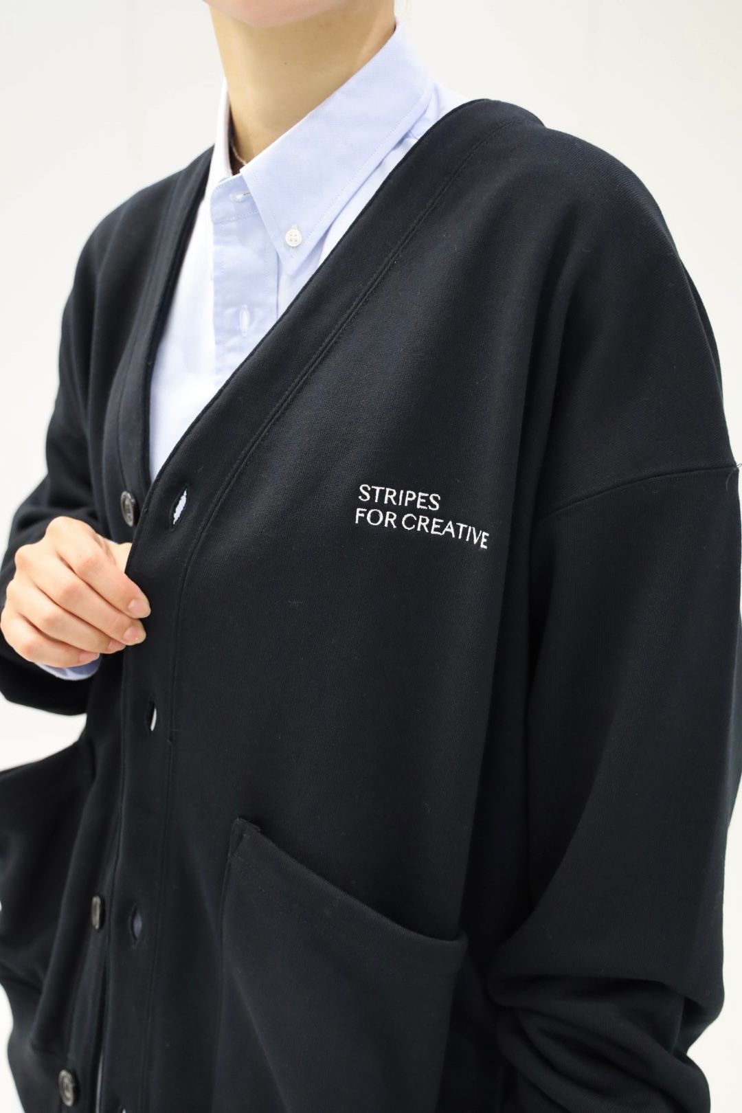 S.F.C 25FW エスエフシー TECH SWEAT CARDIGAN (SFCFW25CS02)Black