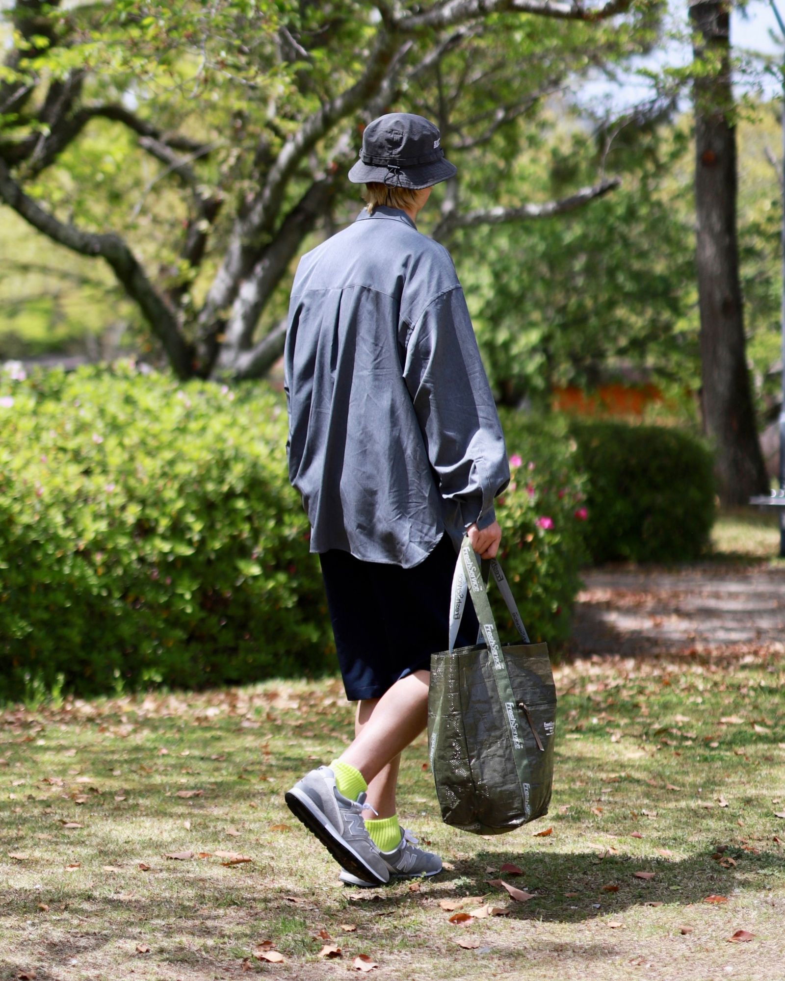 FreshService COOLFIBER OPEN COLLAR L/S SHIRT & COOLFIBER TWO TUCK EASY  PANTS Graphpaper COMOLI スタイリスト私物 EVERYONE ENNOY