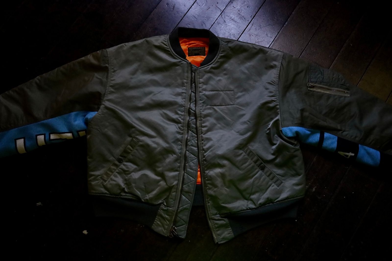 セントマイケル24AW DAMEGE MA-1 (SM-YS1-0000-064)KHAKI