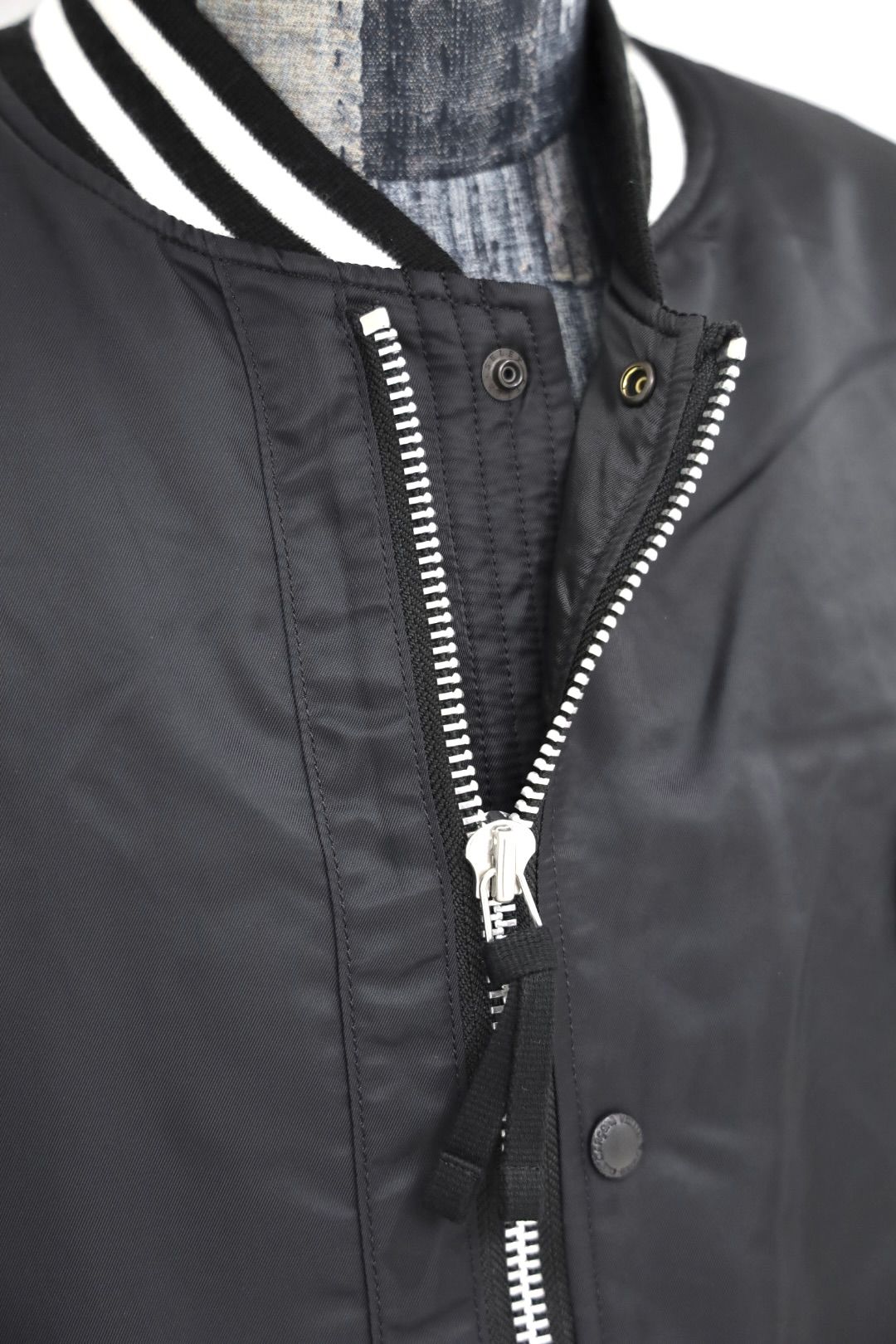 コムデギャルソンオム26FW リブライン入りナイロンツイルジャケット(HR-J003-051-1)BLACK☆8月7日(金)発売！