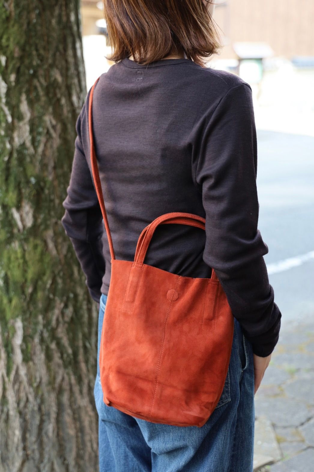 Morphee / モルフェトートバッグ 2WAY SMALL TOTE(SHORT) SUEDE[TERACCOTTA]☆新作発売！
