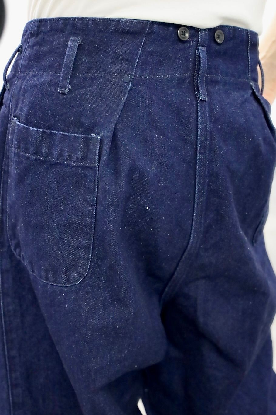 Gurank 26SS グランク コットンリネンデニムワークパンツ CL denim work pants (2620)INDIGO★新作発売！