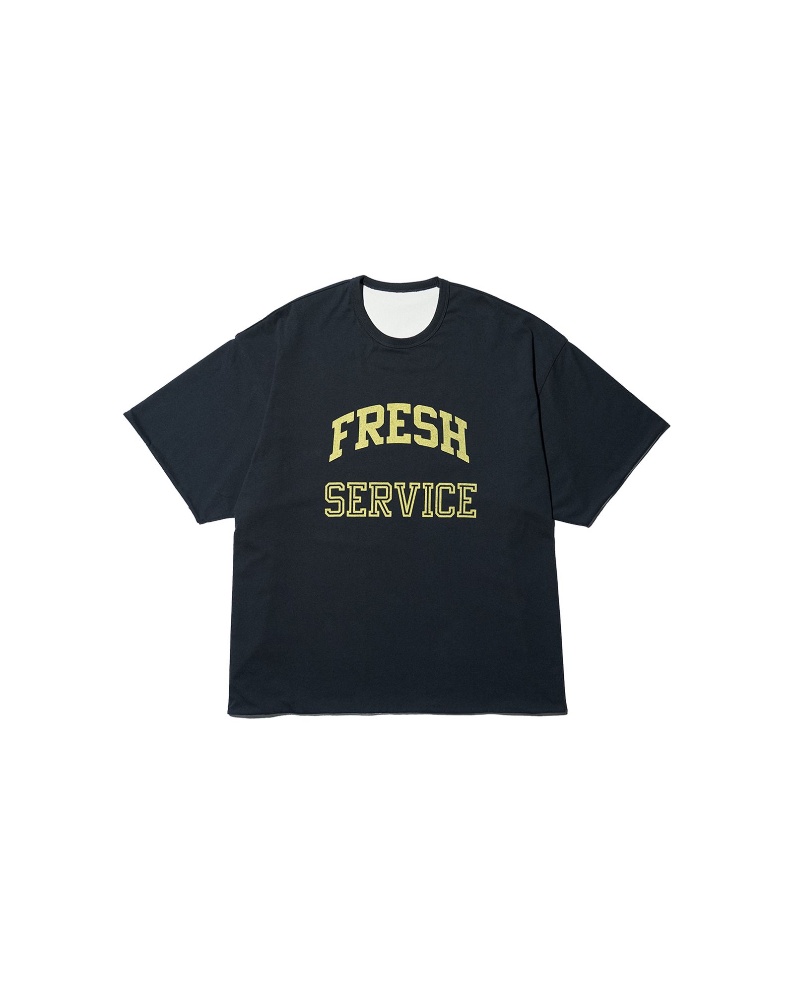 フレッシュサービス REVERSIBLE S/S TEE (FSC252-70040)NAVY