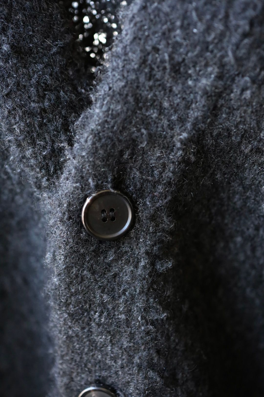 アプレッセ 2025 STYLE2 Cashmere Mole Yarn Cardigan(25AAP-03-19)CHARCOAL☆10月25日(土)発売!