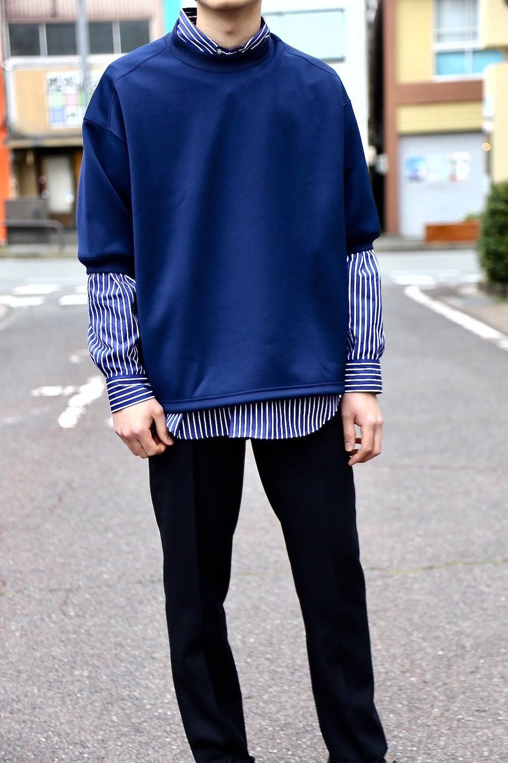 ディガウェル DOUBLE-KNIT S/S P/O"NAVY"スタイル2019.2.18.