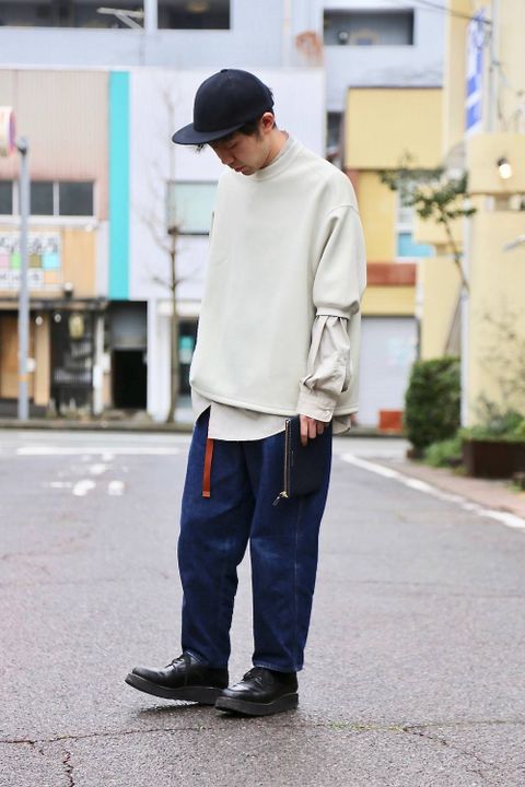 ディガウェル DOUBLE-KNIT S/S P/O"BEIGE"スタイル2019.2.19.