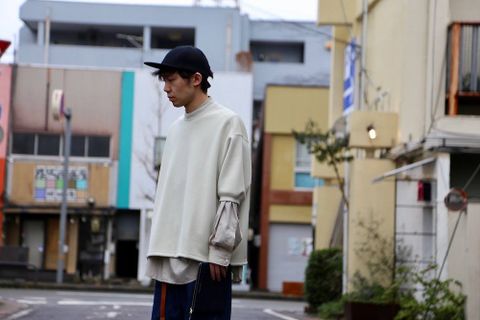 ディガウェル DOUBLE-KNIT S/S P/O"BEIGE"スタイル2019.2.19.