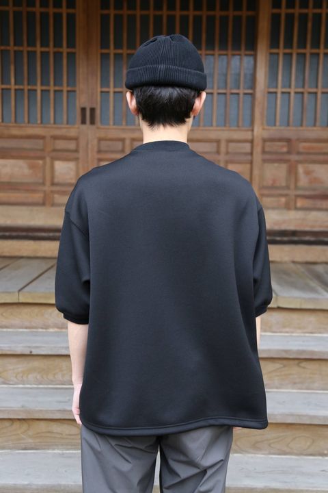 ディガウェルDOUBLE-KNIT S/S P/O"BLACK" Style.2019.2.20.