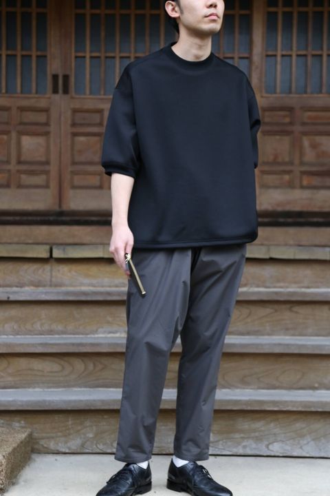 ディガウェルDOUBLE-KNIT S/S P/O"BLACK" Style.2019.2.20.