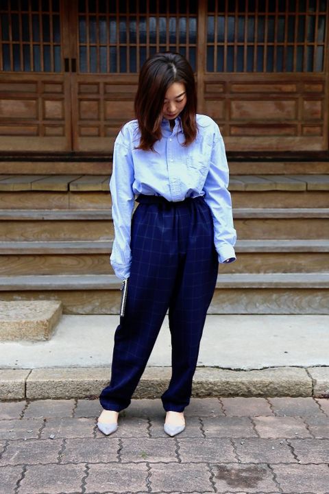 グラフペーパーオックスフォードスタイル Graphpaper Oxford L/S B.D Box Shirt.Style.2019.2.2.