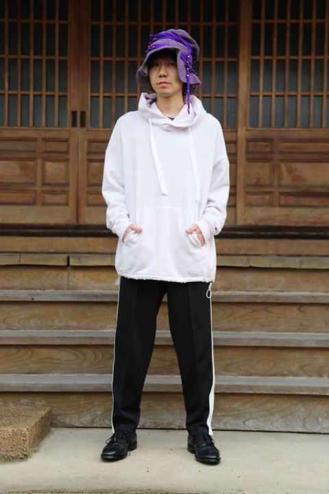 Dulcamara ダメージSWパーカー(Pale Purple)スタイル.2019.2.22.