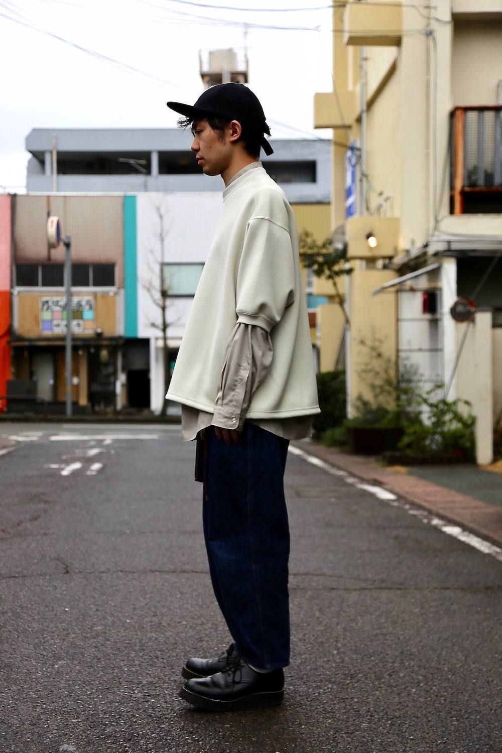 ディガウェル DOUBLE-KNIT S/S P/O"BEIGE"スタイル2019.2.19.
