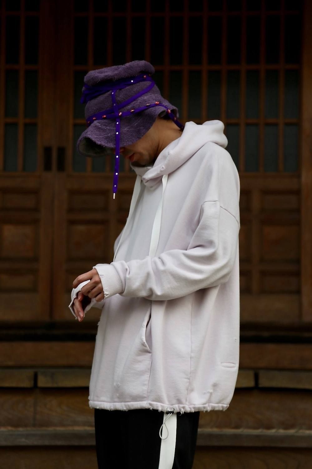 Dulcamara ダメージSWパーカー(Pale Purple)スタイル.2019.2.22.