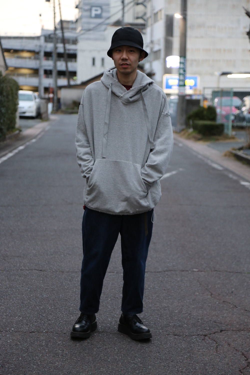 Dulcamara ダメージSWパーカー(Gray)スタイル.2019.2.10.