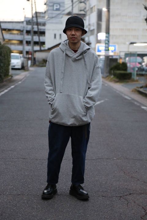 Dulcamara ダメージSWパーカー(Gray)スタイル.2019.2.10.
