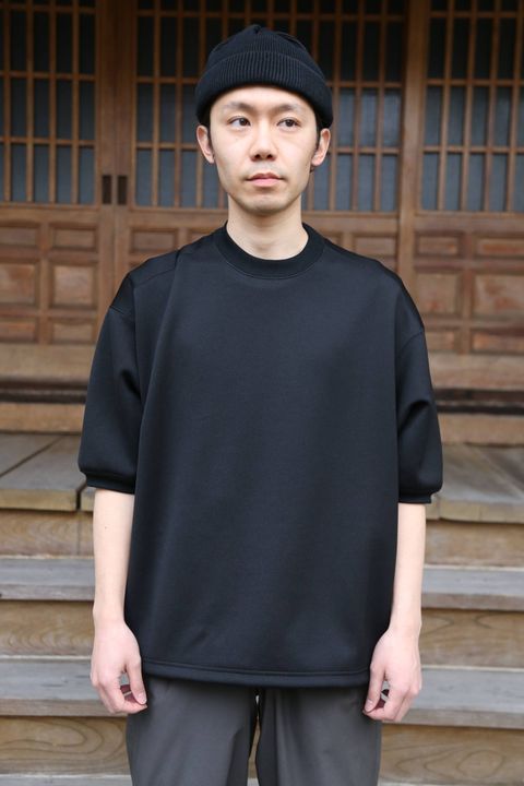ディガウェルDOUBLE-KNIT S/S P/O"BLACK" Style.2019.2.20.