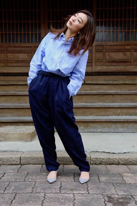 グラフペーパーオックスフォードスタイル Graphpaper Oxford L/S B.D Box Shirt.Style.2019.2.2.