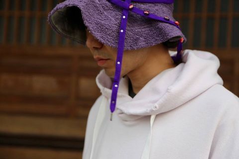 Dulcamara ダメージSWパーカー(Pale Purple)スタイル.2019.2.22.