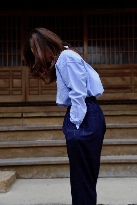 グラフペーパーオックスフォードスタイル Graphpaper Oxford L/S B.D Box Shirt.Style.2019.2.2.