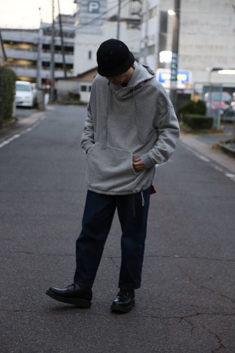 Dulcamara ダメージSWパーカー(Gray)スタイル.2019.2.10.