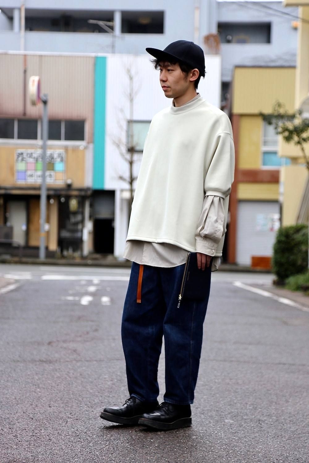 ディガウェル DOUBLE-KNIT S/S P/O"BEIGE"スタイル2019.2.19.