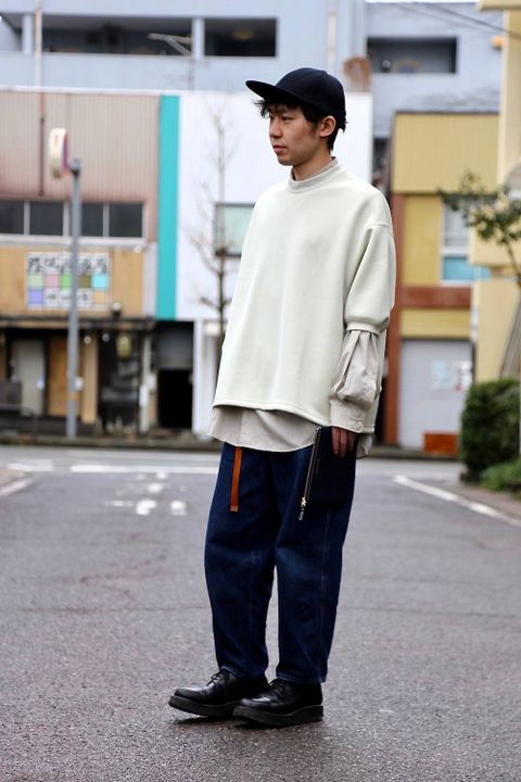 ディガウェル DOUBLE-KNIT S/S P/O"BEIGE"スタイル2019.2.19.