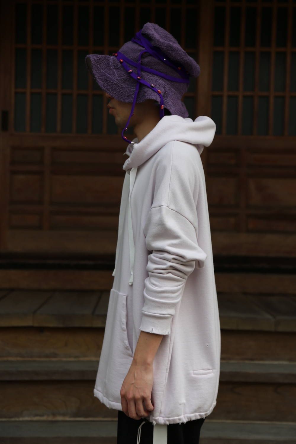 Dulcamara ダメージSWパーカー(Pale Purple)スタイル.2019.2.22.