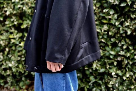 ドゥルカマラ よそいきフードスロープショートCT"BLACK" Style.2019.3.20.